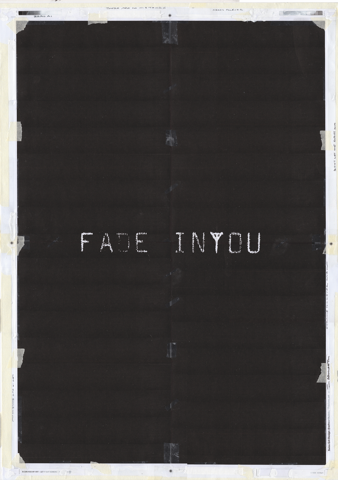 SIP Original Artwork: Fade Into You POSTER