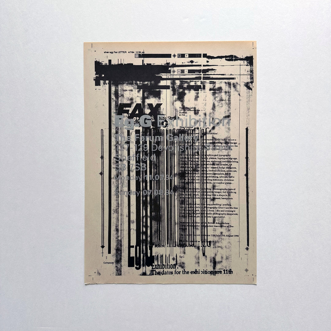 Eg.G Exhibition Poster, 1994