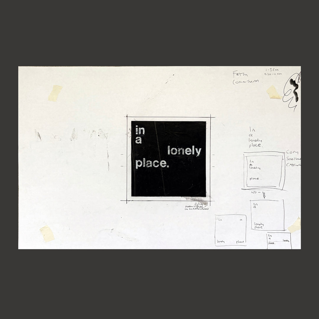 SIP Original Artwork: In A Lonely Place FRAMED