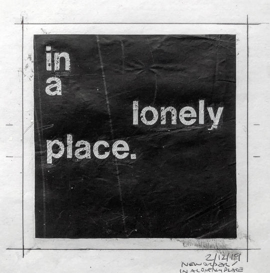 SIP Original Artwork: In A Lonely Place FRAMED