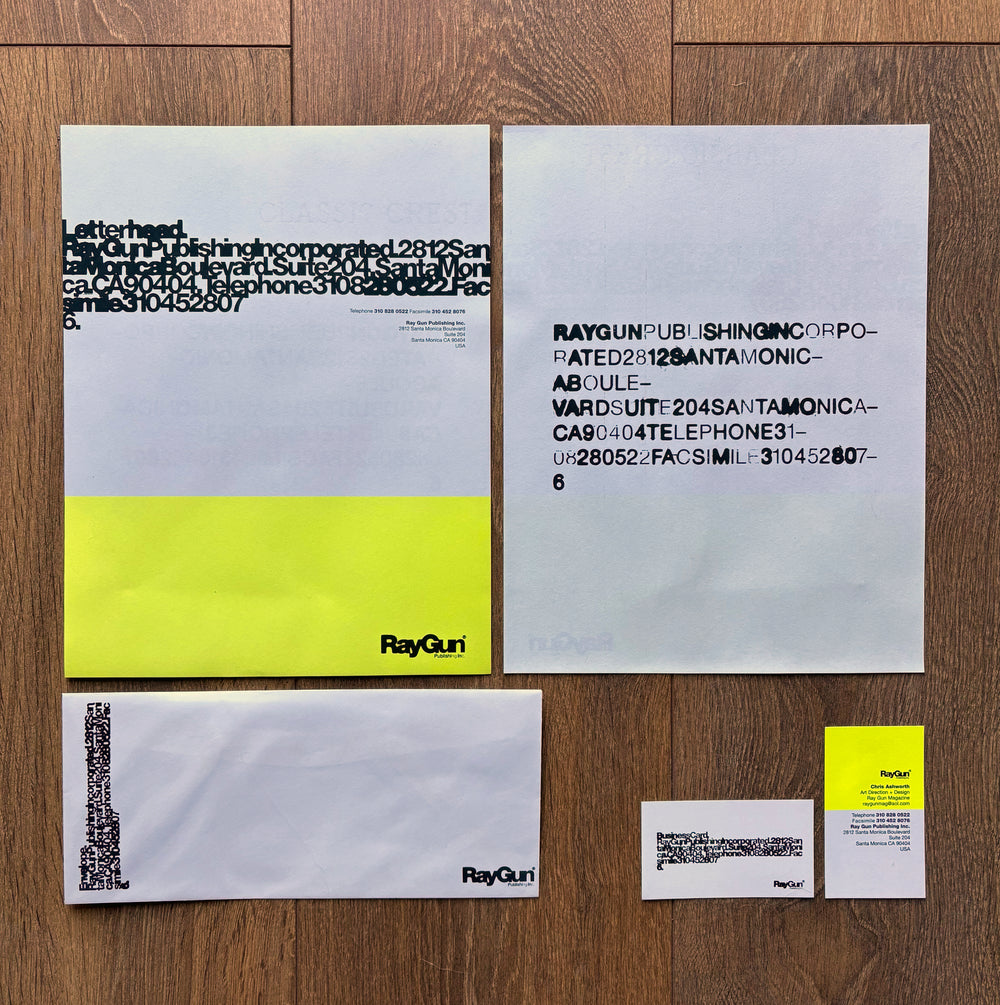 Ray Gun Publishing Stationery Set